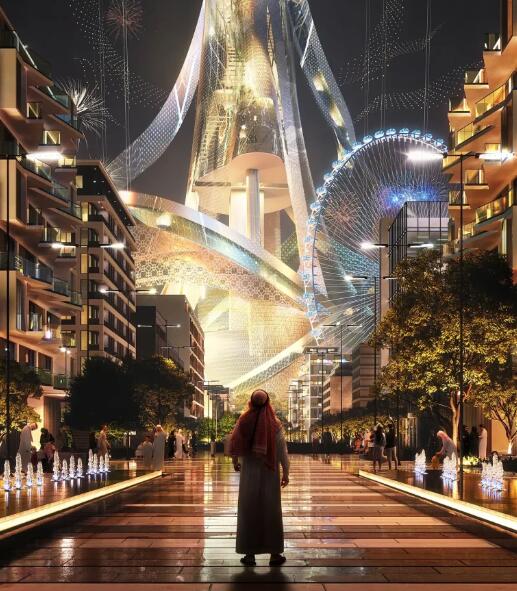 新世界之巅细节公布：沙特拟建2000米世界第一高塔，打造新型“垂直城市”